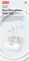 Lenovo LP1S True Wireless Earbuds Bluetooth 5.0 Stereo IPX4 Waterproof Sports Noise Reduction Technology HD call in-Ear Built-in Mic Headset