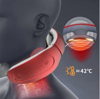 New Electric Pulse Back and Neck Massager Far Infrared Heating Patch Cervical Pain Relief Tool Health Care Relaxation