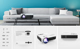 Leisure C3WQ MINI Projector Wifi Sync Display 170''  Portable Projector Support  TV Stick PS4, VGA, TF, AV,USB