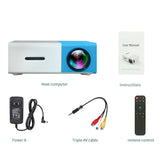 Portable  HOT YG300 Pro LED Mini Projector 1080P Full HD Supported HDMI USB AV TF PS4 Portable Home Media Player