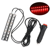 Car TV Home 48 LED Ambient Lamp Music Sync Atmosphere Interior Decorative Lights Remote Car Foot Light