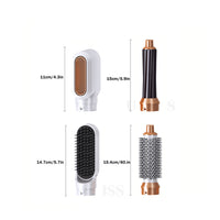 Hair Blow Dryer,5 in 1 Hair Dryer Brush,Airwrap Styler Hot Air Brush Detachable Brush Kit Negative Ion Straightener Hair Curler Hot Air Wrap Comb Brush